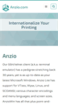 Mobile Screenshot of anzio.com